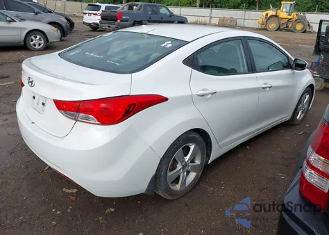 2013 Hyundai Elantra Gls from USA, damaged, VIN 5NPDH4AE5DH427775